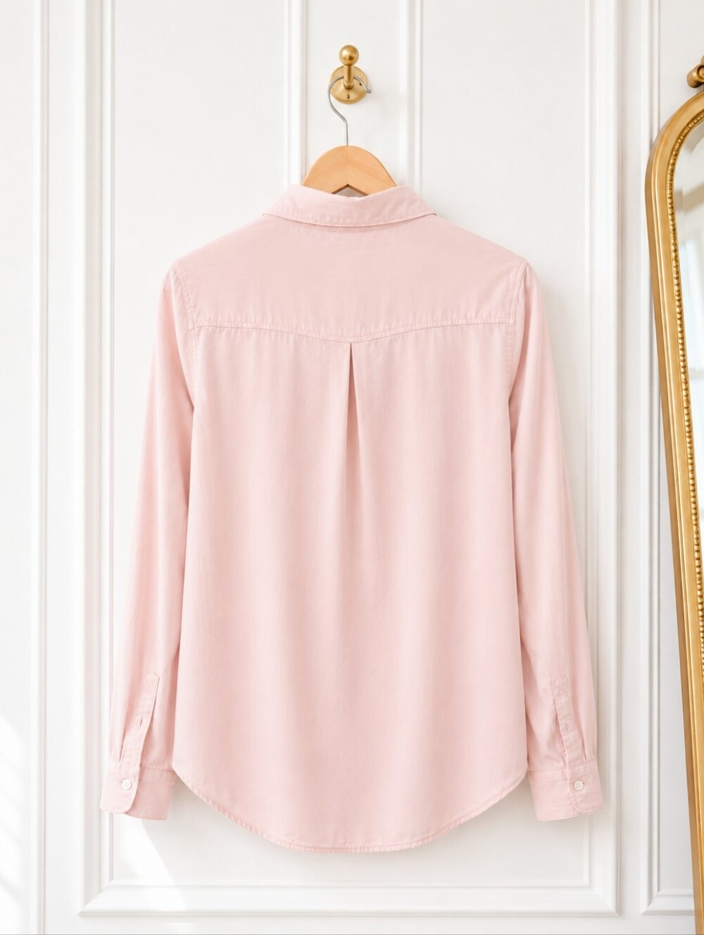 Style & Co. Pink Button Front Long Sleeve Shirt Blouse Size 1X Soft Casual Class - Picture 6 of 8